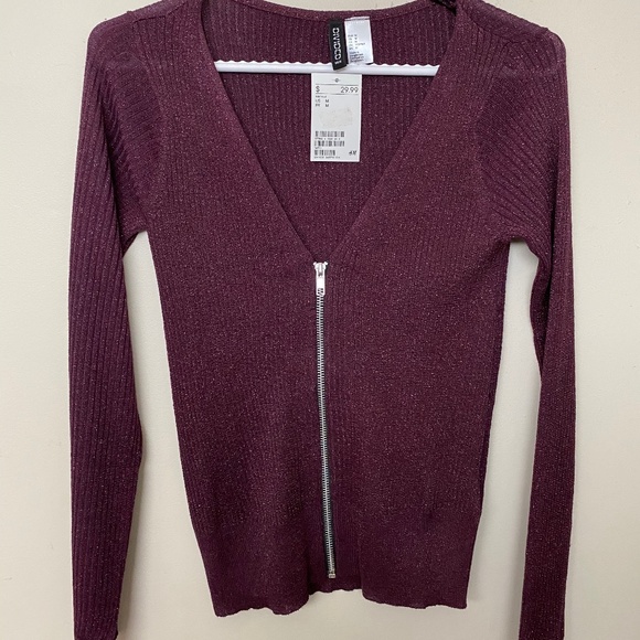 Sparkly Zip-up Top - Picture 1 of 2